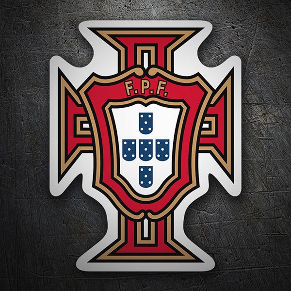 Car & Motorbike Stickers: Portugal - Football Shield