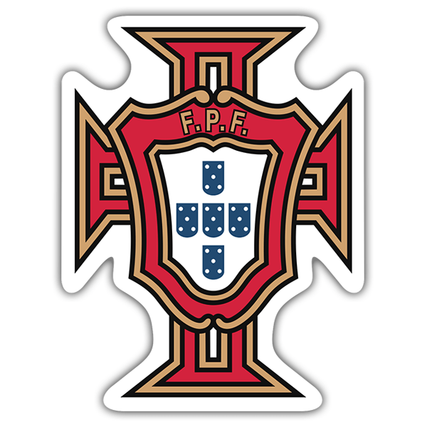 Car & Motorbike Stickers: Portugal - Football Shield