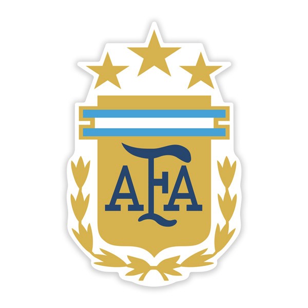 Car & Motorbike Stickers: Argentina - Football Shield