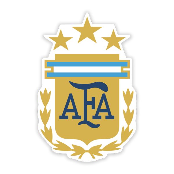 Car & Motorbike Stickers: Argentina - Football Shield