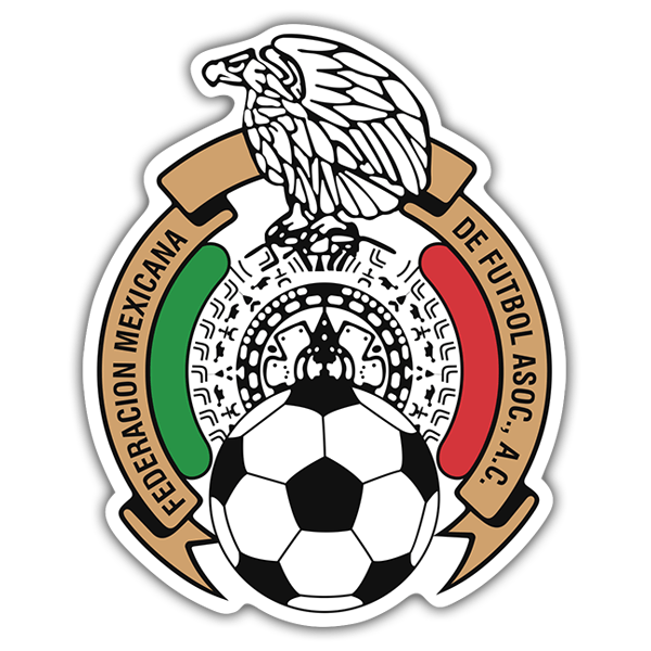 Car & Motorbike Stickers: Mexico - Football Shield