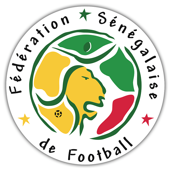 Car & Motorbike Stickers: Senegal - Football Shield