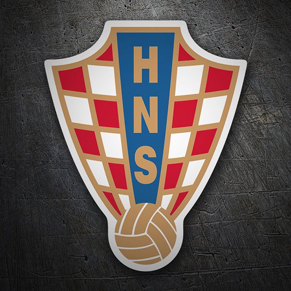 Car & Motorbike Stickers: Croatia - Football Shield