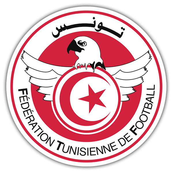 Car & Motorbike Stickers: Tunisia - Football Shield