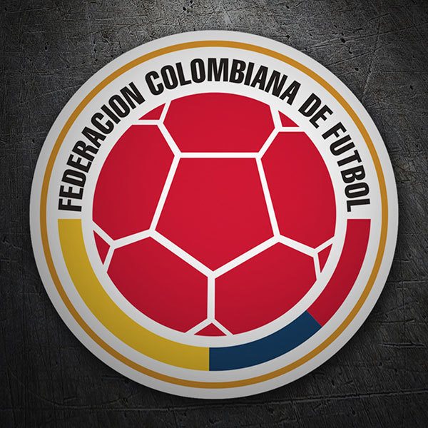 Car & Motorbike Stickers: Colombia - Football Shield
