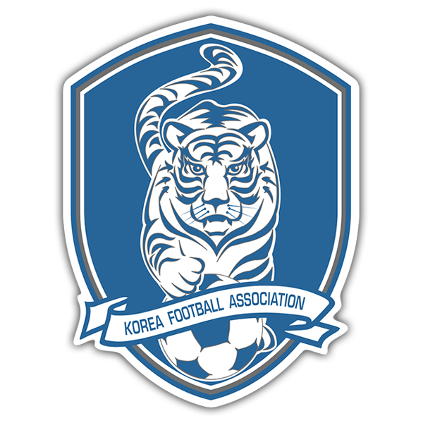 Car & Motorbike Stickers: South Korea - Football Shield