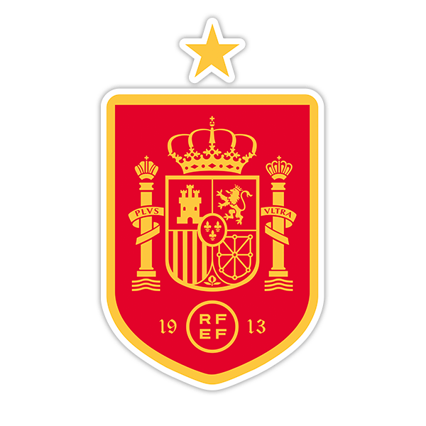 Car & Motorbike Stickers: Spain - Football Shield