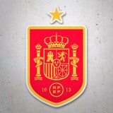 Car & Motorbike Stickers: Spain - Football Shield 3