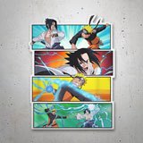 Car & Motorbike Stickers: Sasuke and Naruto 3