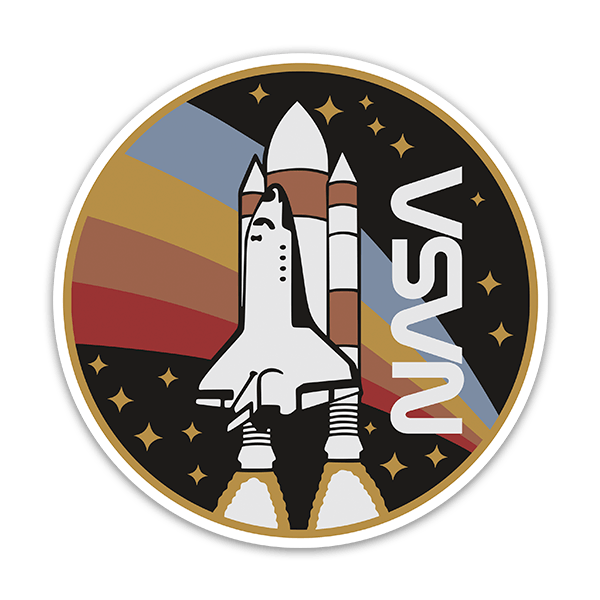 Car & Motorbike Stickers: Nasa Rocket Taking Off