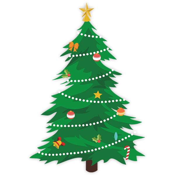 Wall Stickers: Christmas spruce