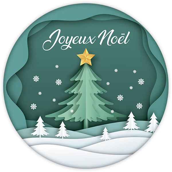 Wall Stickers: Christmas sphere, in french