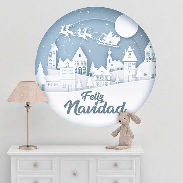 Wall Stickers: White Christmas, in spanish