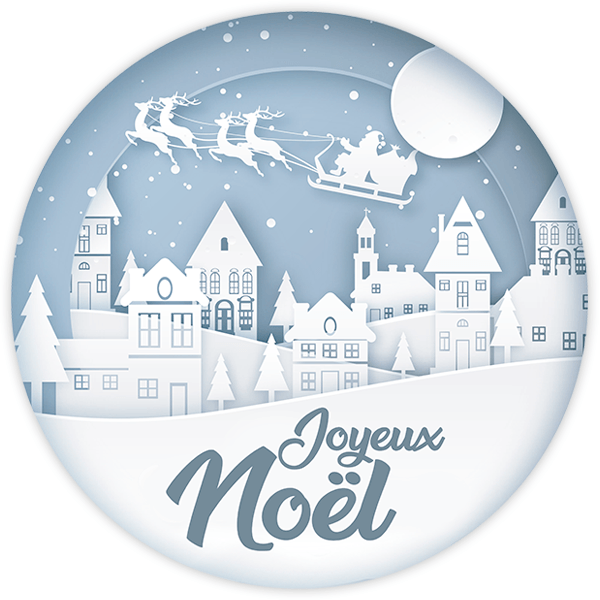 Wall Stickers: White Christmas, in french