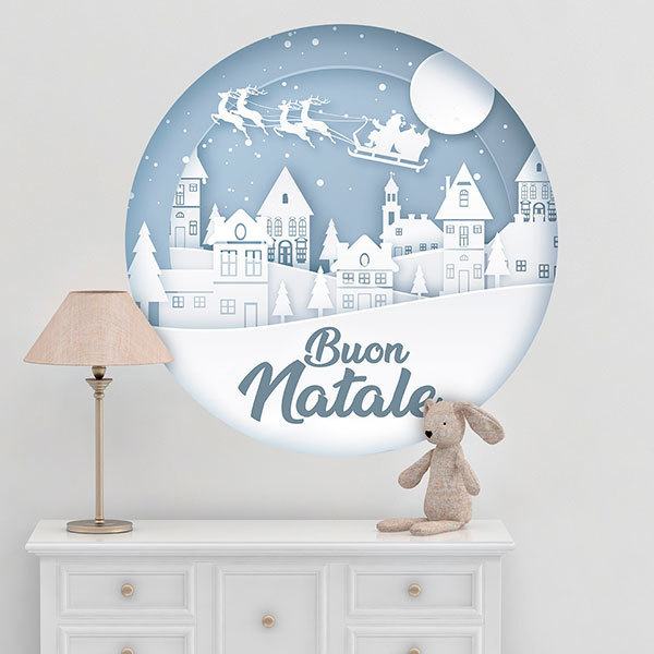 Wall Stickers: White Christmas, in italian