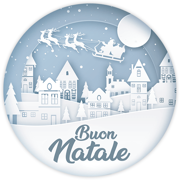 Wall Stickers: White Christmas, in italian