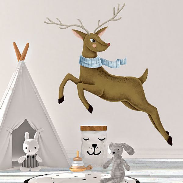 Wall Stickers: Rudolph reindeer