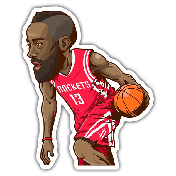 Car & Motorbike Stickers: NBA - James Harden