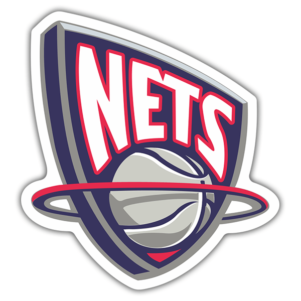 Car & Motorbike Stickers: NBA - New Jersey Nets old shield
