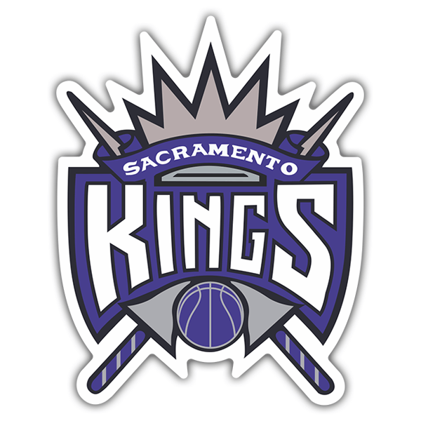 Car & Motorbike Stickers: NBA - Sacramento Kings old shield