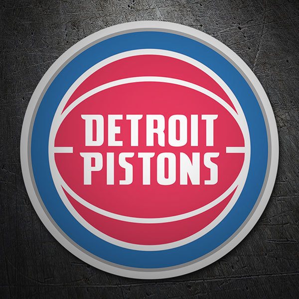 Car & Motorbike Stickers: NBA - Detroit Pistons shield
