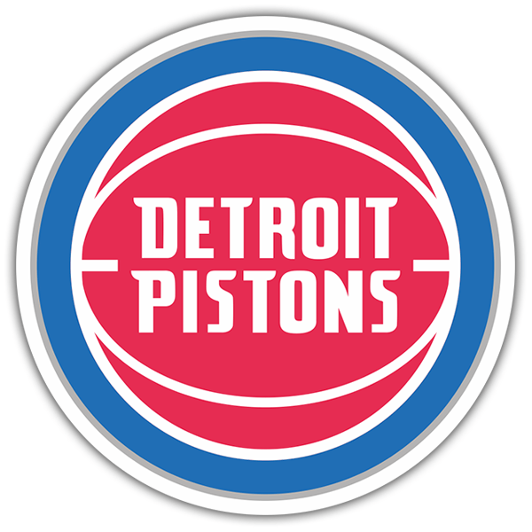 Car & Motorbike Stickers: NBA - Detroit Pistons shield