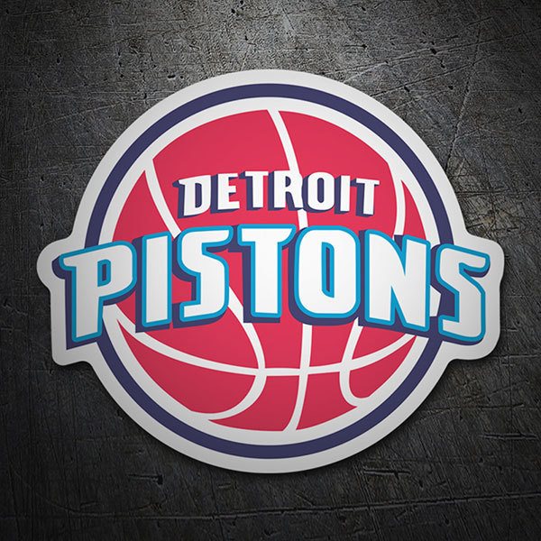 Car & Motorbike Stickers: NBA - Detroit Pistons old shield