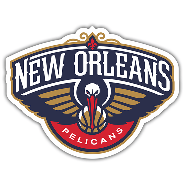 Car & Motorbike Stickers: NBA - New Orleans Pelicans shield