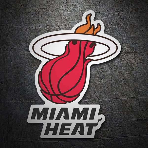 Car & Motorbike Stickers: NBA - Miami Heat shield
