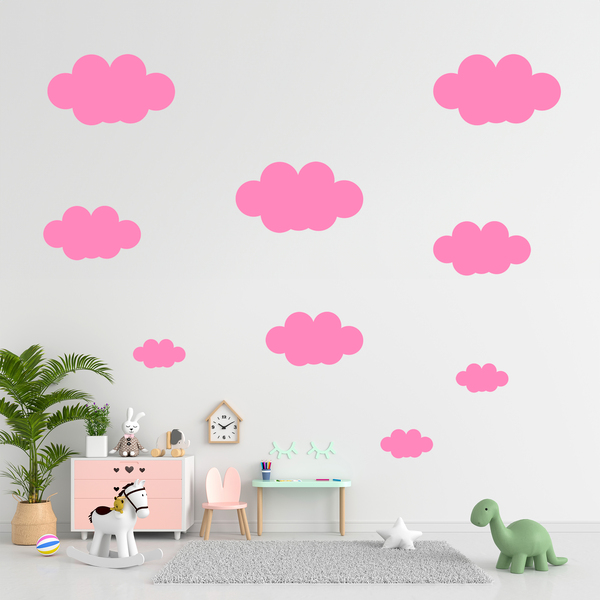 Wall Stickers: 9 Clouds Kit