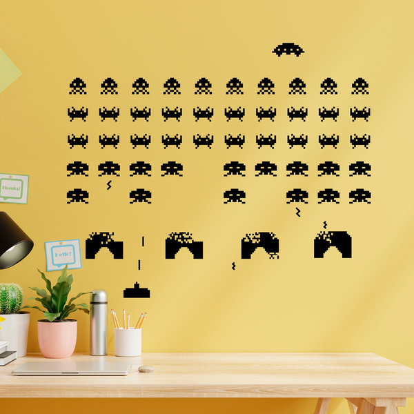 Wall Stickers: Space Invaders