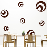 Wall Stickers: Kit 7 Psychedelic Circles 2
