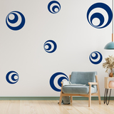 Wall Stickers: Kit 7 Psychedelic Circles 3