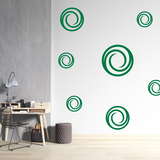 Wall Stickers: Kit 7 circles G 4