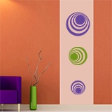 Wall Stickers: Kit 7 circles H 6