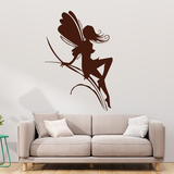 Wall Stickers: Fairy girl on herbs 4