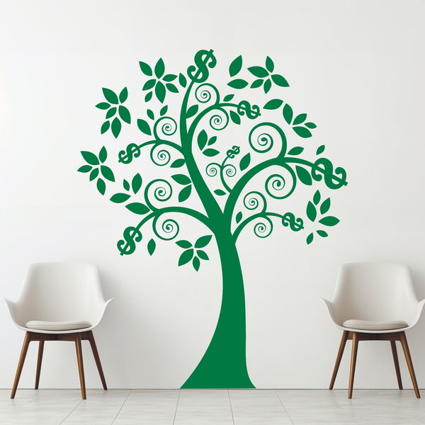Wall Stickers: Floral Money Tree