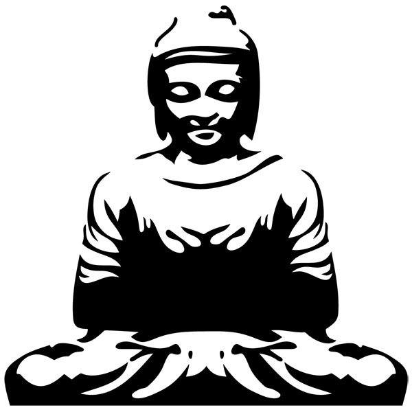 Wall Stickers: Buddha meditating