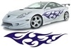 Car & Motorbike Stickers: New Flaming 22