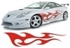 Car & Motorbike Stickers: New Flaming 30