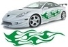 Car & Motorbike Stickers: New Flaming 32