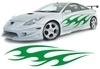 Car & Motorbike Stickers: New Flaming 35