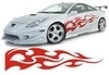 Car & Motorbike Stickers: New Flaming 38