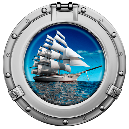 Wall Stickers: Sailing ship 1