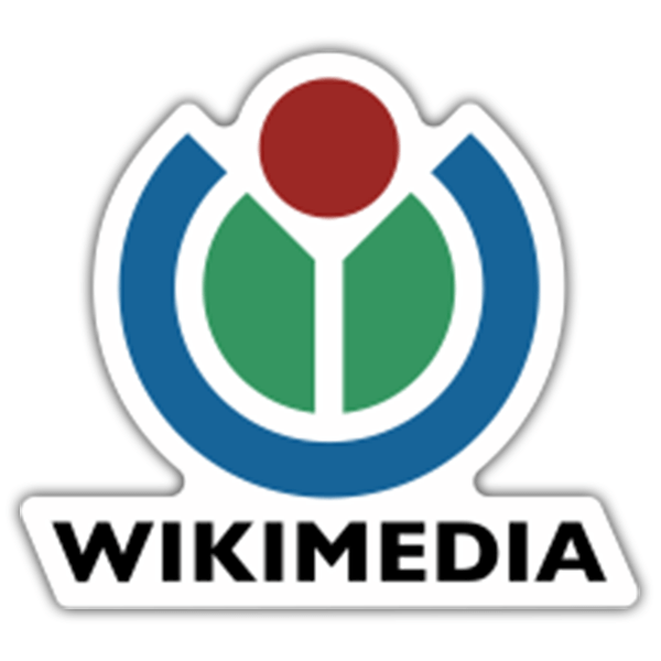 Car & Motorbike Stickers: Wikimedia Logo
