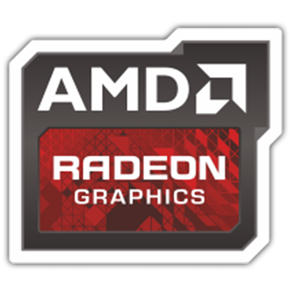 Car & Motorbike Stickers: AMD Radeon Graphics