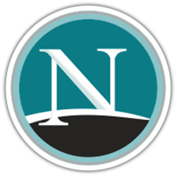 Car & Motorbike Stickers: Netscape