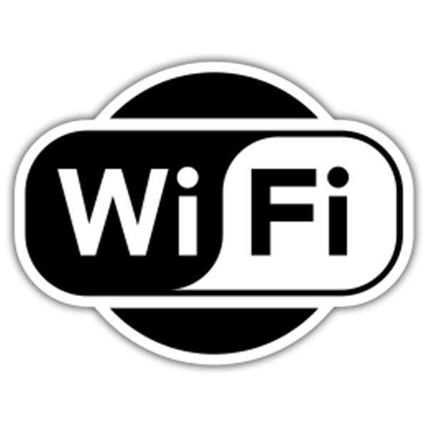 Car & Motorbike Stickers: Wifi