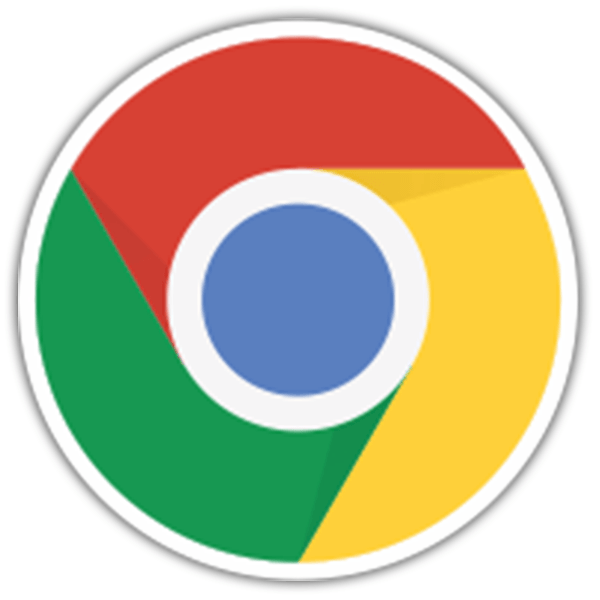 Car & Motorbike Stickers: Google Chrome