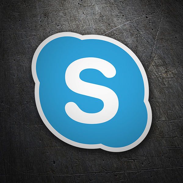 Car & Motorbike Stickers: Skype Icon